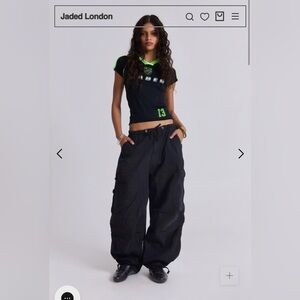 Jaded London Parachute Pants